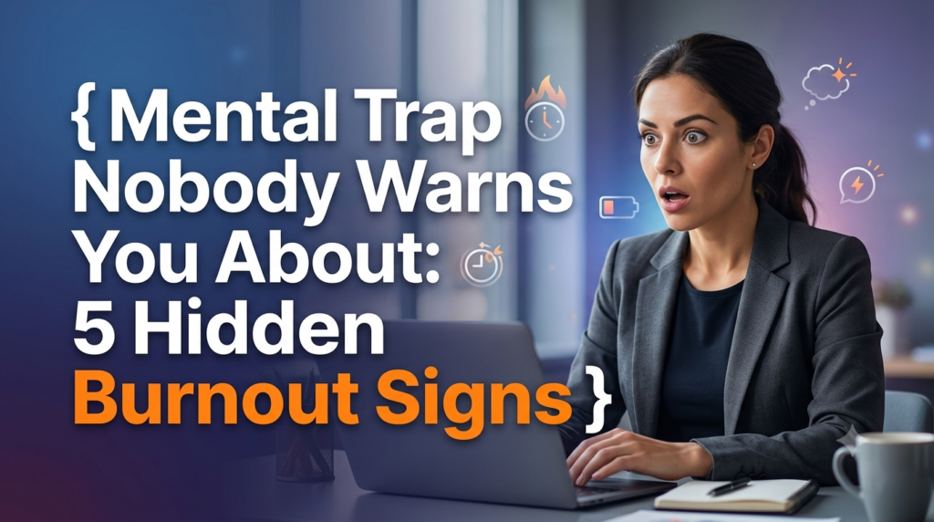 Mental Trap Nobody Warns You About: 5 Hidden Burnout Signs
