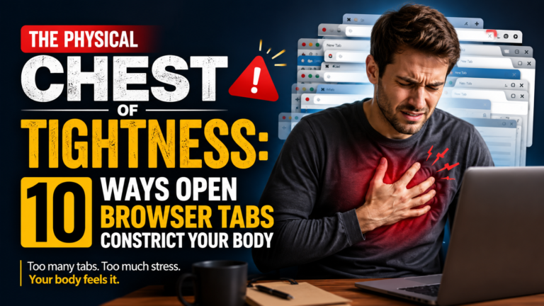 The Physical Chest of Tightness: 10 Ways Open Browser Tabs Constrict Your Body
