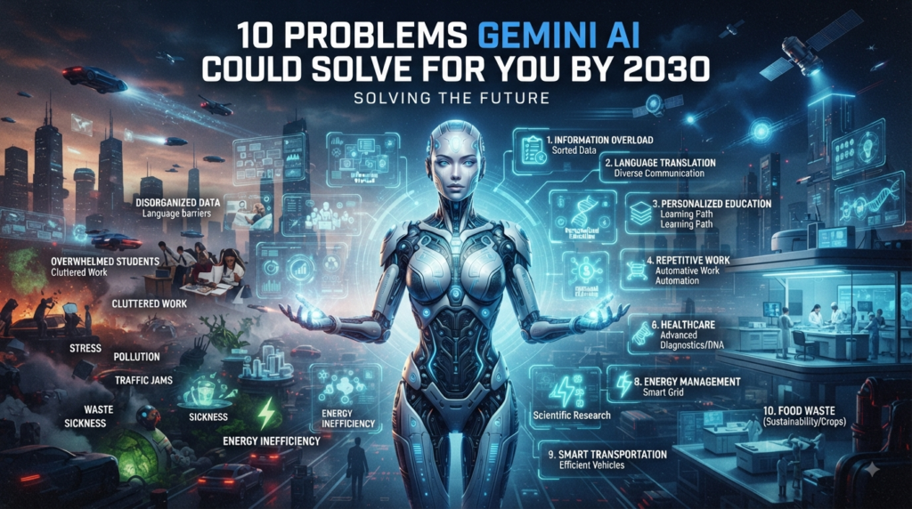 10 Problems Gemini AI Could Solve for You by 2030 10 Problems Gemini AI Could Solve for You by 2030