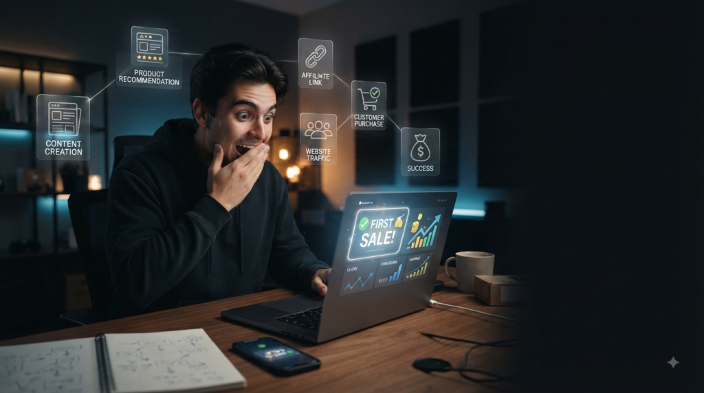 How to Make Your First Affiliate Sale Step by Step: 7 Proven Steps