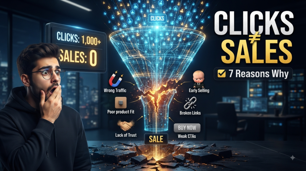 7 Reasons Your Affiliate Links Get No Sales: 7 Proven Fixes